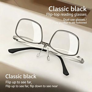 <span class=keywords><strong>Lunettes</strong></span> de lecture anti-lumière bleue légères, de haute qualité, unisexes, de marque OEM, design carré, monture intégrale en métal, style tendance - Product Image 2