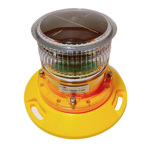 Luz de navegación <span class=keywords><strong>solar</strong></span> de boya LED con 16 ritmos IALA para señal de marca de canal y Puerto 3 ~ 4NM - Product Image 1