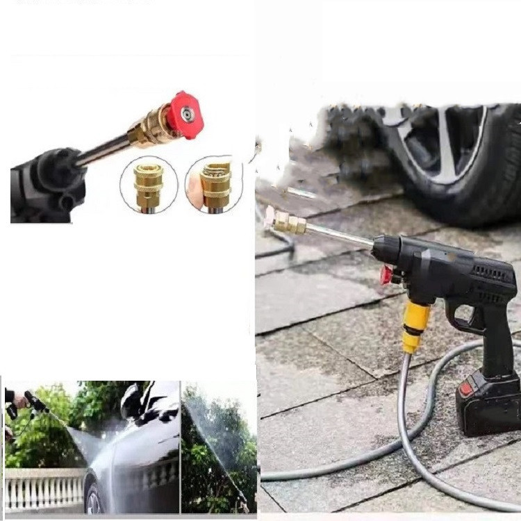 Hot products cordless high pressure car washer gun with rechargeable lithium battery