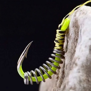 Amo da pesca a molla con filo spinato e dispenser di esche atomizzate, rig per carpe argentate e carpe testa grossa - Product Image 5