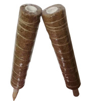S02346 Pôle de soutien en fibre de coco pour jardinage, plantation et extension de plantes grimpantes