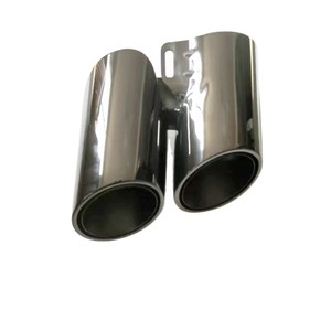 Punta de escape para Panamera 2017, tubo universal de acero inoxidable de triple capa, compatible con Porsche. - Product Image 5