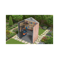 Maisonnette Modulaire Préfabriquée Portable Isolée et Étanche, Abri Mobile en HDPE pour Entrepôt et Parc