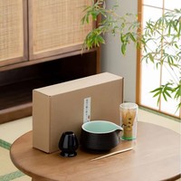 Vente en gros de 4 pièces d'ensemble de fouets à matcha avec fouet à matcha en bambou, bol en céramique, cuillère et support, kit complet de matcha, cadeau pour les amateurs de matcha