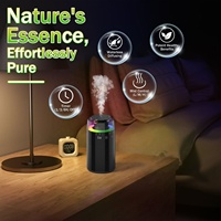Diffuseur d'arômes intelligent électrique USB portable, mini purificateur de parfum en plastique pour la maison et la voiture, huile essentielle sans eau, batterie rechargeable
