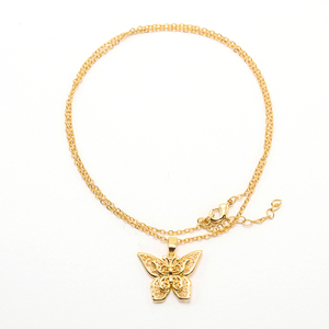 2025 Offre Spéciale bijoux de mode plaqué or chaîne papillon collier à breloques pour femmes - Product Image 5