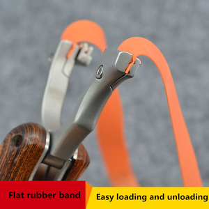 Edelstahl Klappbare Jagdschleuder Hochleistungs-Präzisionsschießen Outdoor Tragbares Wettbewerbsspiel SYQT ZHEDIE - Product Image 5