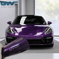 Film adhésif pour voiture Twilight Purple, film vinyle pour changement de couleur, film PET sans bulles, autocollants pour voiture, intérieur et extérieur