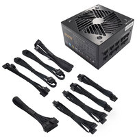 PSU PC ATX 850W Full Modular 80 Plus Gold, Stabil untuk Server, Kustomisasi OEM, Grosir Langsung Pabrik, Ready Stock