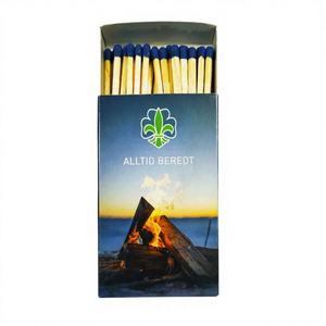 Allumettes promotionnelles Boîte d'allumettes de sécurité 55x48x8mm avec 25 bâtonnets Impression durable pour les événements de marque - Product Image 1