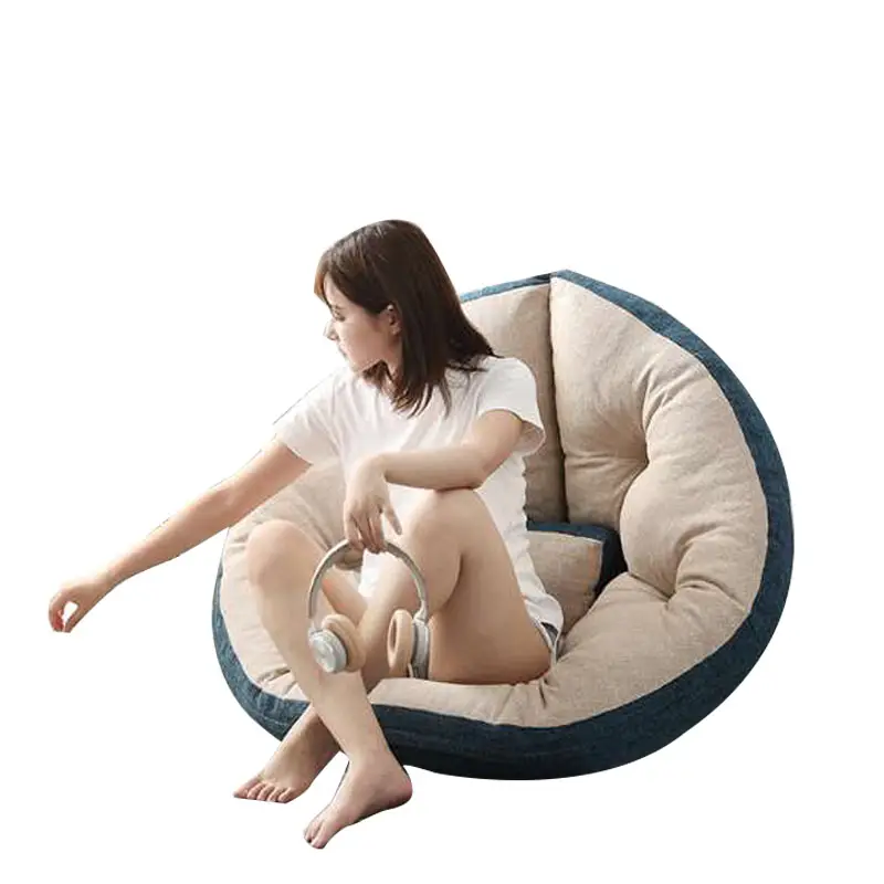 접이식 바닥 의자 홈 거실 현대 조절 편안한 레저 안락 소파 침대