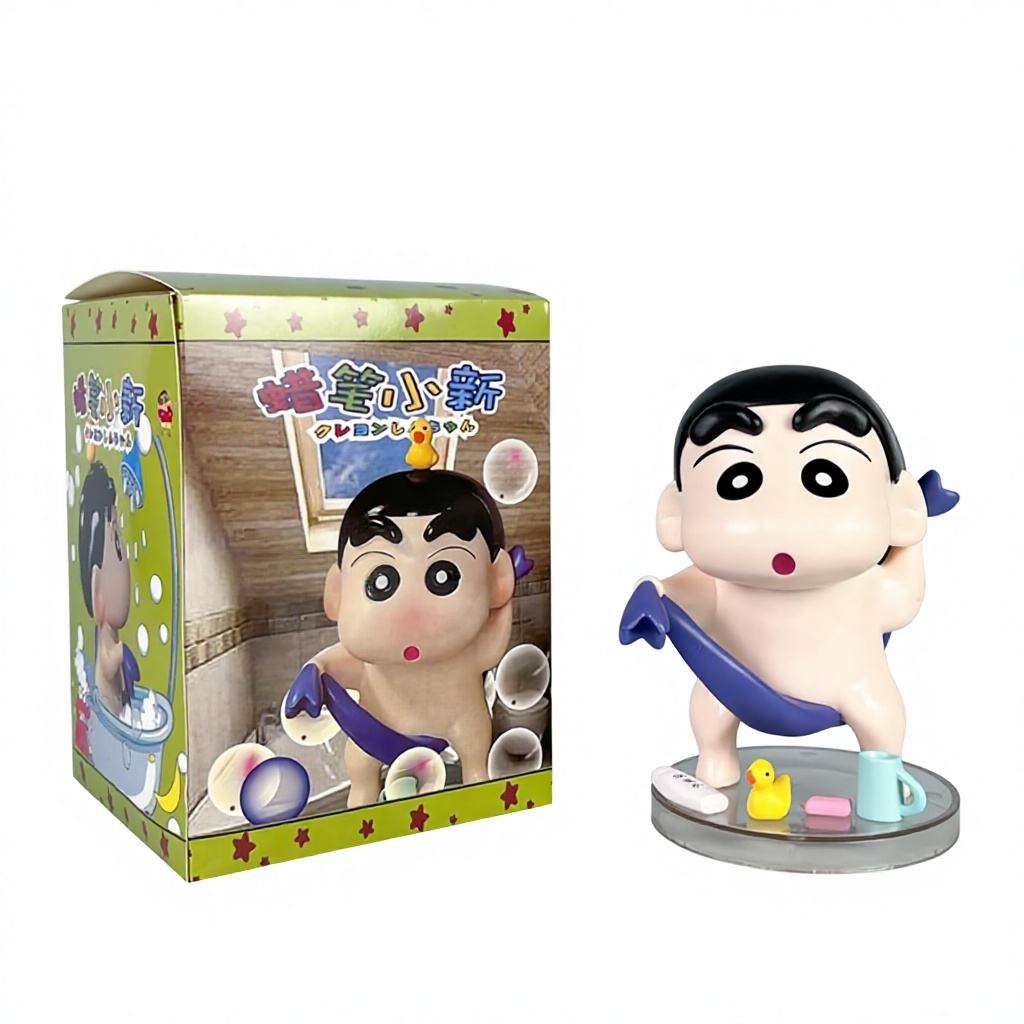 Bathing Shin-chan - 10cm [High-quality Color Box Set]