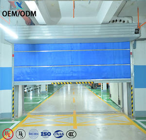 OEM/ODM Meilleure vente Rideau en tissu inorganique ignifuge et sûr de haute qualité Porte à enroulement pour la prévention des supermarchés - Product Image 1