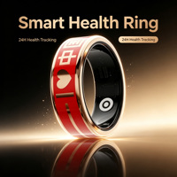 Anneau intelligent personnalisé multifonctionnel, étanche IP68 5ATM, fin, en acier inoxydable, moniteur de fréquence cardiaque, moniteur d'oxygène sanguin, tracker de forme physique