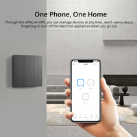 Interruptor Inteligente SONOFF M5 Matter, Interruptor de Pared Wifi Gris, Compatible con EWeLink, Apple Home, Alexa, Google Home Assistant, SmartThings