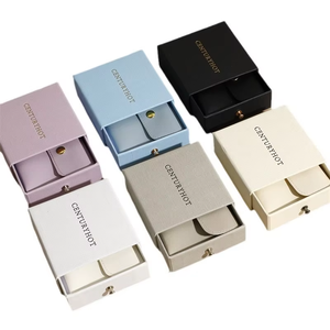 Sections personnalisables de fermeture de boucle de crochet de boîte de tiroir de papier carré durable pour l'affichage efficace d'organisation de bijoux (luxueux) - Product Image 4