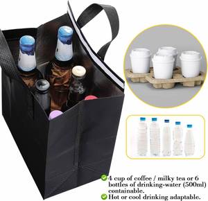 Bolsa Térmica Personalizada para Llevar Comida, Bolsa de Compras, Bolsa Refrigerante para Entrega de Alimentos - Product Image 4