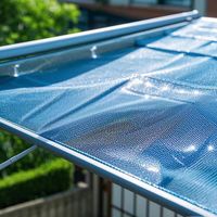 Toile d'ombrage en maille HDPE stabilisée aux UV, tissu de bâche anti-UV, taux d'ombrage de 30%-95%, résistante aux déchirures, maille tricotée Raschel pour serres et plantes