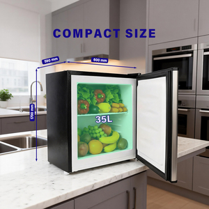 Réfrigérateur-congélateur portable mini 40L OEM, réfrigérateur pour la maison, le bureau, la chambre à coucher - Product Image 5