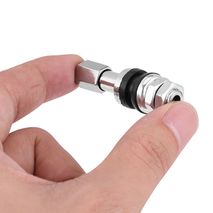 Moto de tige de <span class=keywords><strong>valve</strong></span> de pneu TR43E chromée en alliage de Zinc En Métal valves de pneu <span class=keywords><strong>Tubeless</strong></span> - Product Image 3