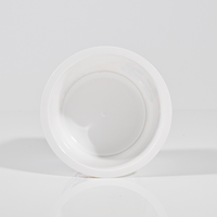 Récipients en plastique personnalisés pour yaourt grec IML 320ml récipient en plastique dur pour yaourt glacé flocons d'avoine tasse de céréales avec couvercles en dôme