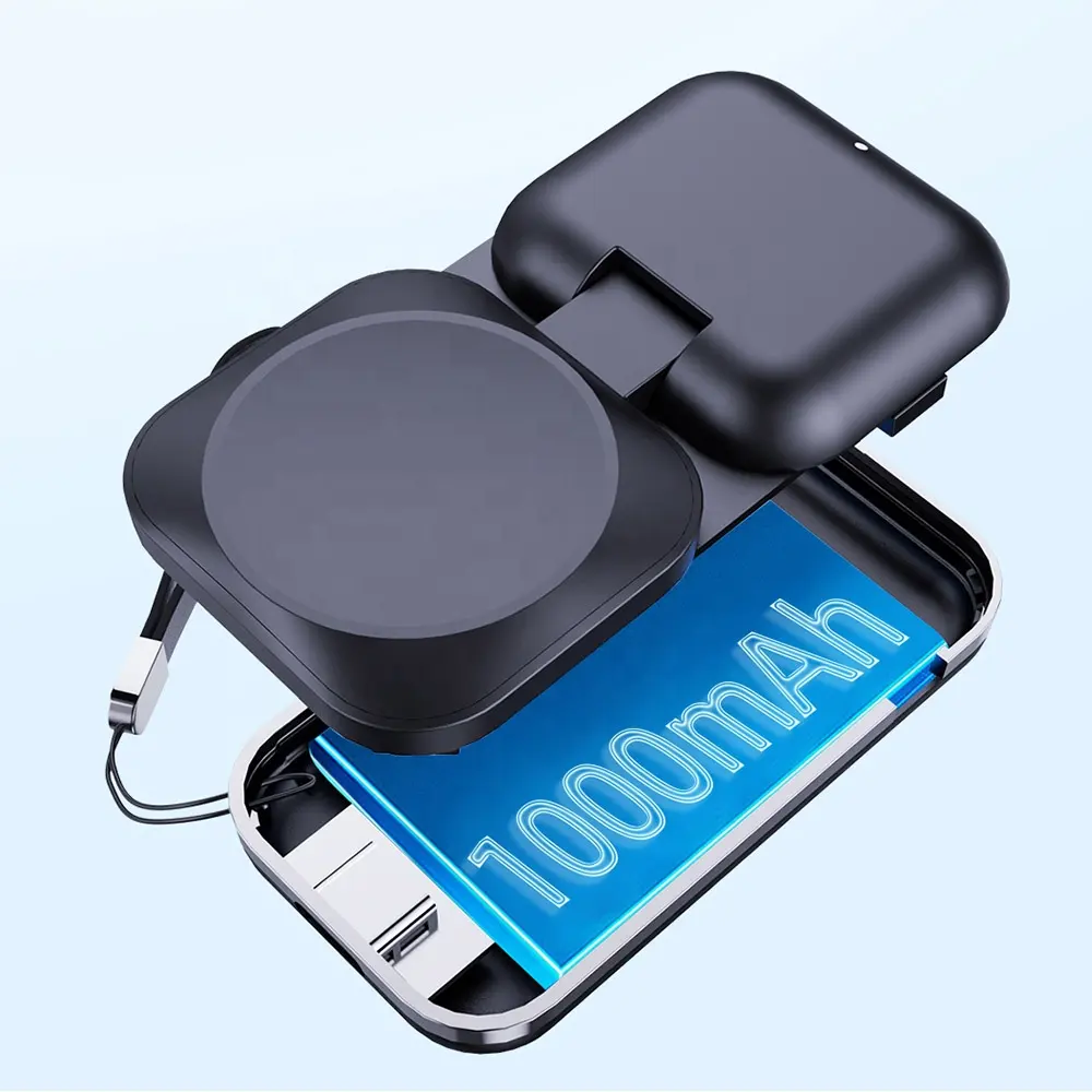 Montre intelligente chargeur sans fil personnalisation de la charge sans fil pour iPhone Iwatch