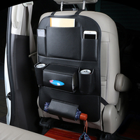 Ensemble d'organisateurs latéraux universels pour sièges de voiture en cuir PU avec sac de rangement pour coffre arrière pour SUV, 4 couleurs