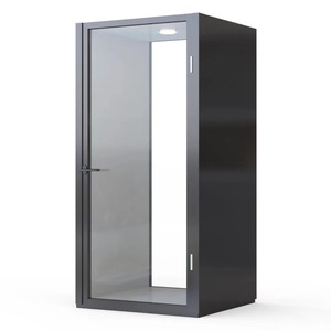 Nuevo diseño portátil insonorizado acústico Oficina trabajo Pod aluminio privacidad a prueba de sonido Oficina teléfono Mini cabina de grabación de arranque - Product Image 3