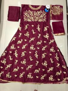 Quần Áo Dự Tiệc Pakistan Ấn Độ Mặc Lưới Nặng Có Thêu Công Sở Salwar <span class=keywords><strong>Kameez</strong></span> Váy Quần Áo Ấn Độ Cho Nữ Salwar <span class=keywords><strong>Kameez</strong></span> - Product Image 2