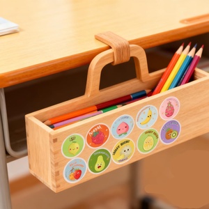 Autocollants et étiquettes personnalisés inspirants et motivants sur le thème des fruits français – Récompenses pour la salle de classe, cadeaux pour les enseignants, logo personnalisé pour le shopping - Product Image 4