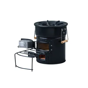 Clean Cook Stoves With Wood Burning And Pellet Stove Double Damper Outdoor Hiking Camp