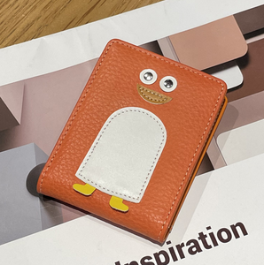 Nouveauté Porte-cartes de crédit mignon en forme de pingouin pour filles, porte-cartes multi-fentes pour femmes - Product Image 6
