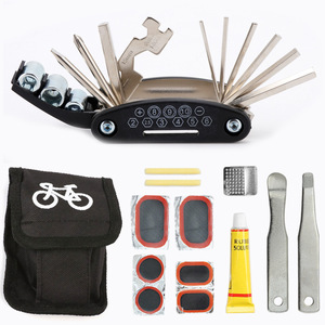 Bicycle Multi Tool Kit With Tire Repair Patches And Levers For Cycling Maintenance - Product Image 2