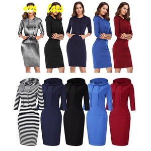 2023 Long T-shirt à la mode brodé grande taille à manches longues strass robes <span class=keywords><strong>Nud</strong></span> longue robe à capuche pour les femmes - Product Image 2