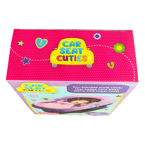 Customized Printed Recyclable Corrugated Cardboard Folding Color Packaging <b>Box</b> For Car Seat Cuties <b>Blanket</b> Cover - Product Image 5