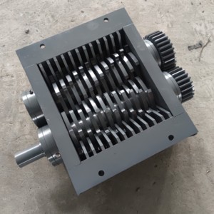 Đôi trục chất thải Shredder Blade Shredder hộp bộ phận khung gầm cho chất thải thực phẩm máy xay - Product Image 4