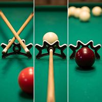 Tête de pont de billard en bronze antique Rayspeed, têtes de pont de billard en métal pour queues de billard, accessoires de billard