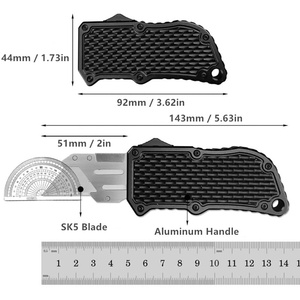 Anh-2025 nhiệm vụ nặng nề nhỏ tự động có thể thu vào hộp <span class=keywords><strong>otf</strong></span> cắt EDC túi nhôm nhẹ xử lý <span class=keywords><strong>mini</strong></span> tự động rút lại dao tiện ích - Product Image 3