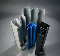 Rail de rideau coulissant en PVC sur mesure OEM, design moderne, durable, écologique, garantie 2 ans, cuisine, hôpital