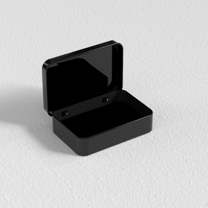 Hộp thiếc kim loại đóng gói thuốc bán buôn, màu vàng, đen, trắng, đỏ, nắp bật, dùng đựng kẹo cao su - Product Image 2