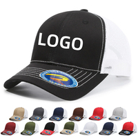 Gorras de Béisbol Personalizadas con Logotipo, 6 Paneles, Estructuradas, de Algodón, Deportivas, Clásicas, Ajustables, con Malla Trasera, Estilo Trucker