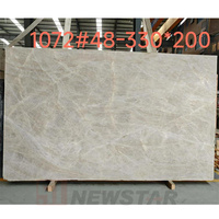 Newstar Dalle de marbre de luxe à bon prix Revêtement de sol coupé à la taille Quartzite naturelle polie Taj Mahal Dalle épaisse adoucie