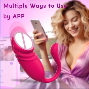 Vibratore a Forma di Uovo Indossabile con Controllo App per Donne, Vibrazione Intensa, Ricaricabile, Impermeabile, in Silicone, Giocattolo Sessuale - Product Image 3
