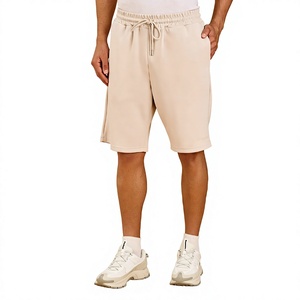 Shorts décontractés pour hommes à taille élastique, longueur genou, avec poches latérales, coupe confortable et décontractée, shorts d'été pour tous les jours - Product Image 5