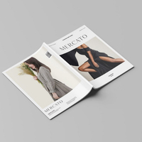 Impression de brochures d'entreprise personnalisées A4 A5 avec papier mat 250 g/m², estampage à chaud doré et service de production offset