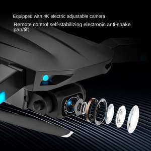 Drone FPV pliable 4K en promotion avec moteur brushless, télécommande portable, OEM/ODM acceptés, certifié CE FCC - Product Image 2