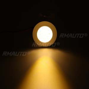 Lampe LED intérieure 12V avec interrupteur tactile pour camping-car, caravane, bateau, camping-car, voiture, lumière de plafond ronde, dôme, toit - Product Image 5
