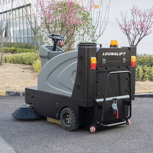 Everlift Ride on <b>Floor</b> Sweeper Machine 1250mm <b>Cleaning</b> Width 6800㎡ H High Efficiency for Warehouse Factory - Product Image 3