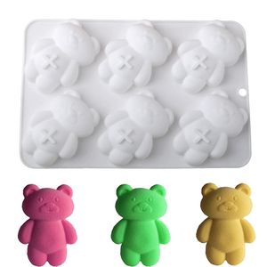 <span class=keywords><strong>Stampo</strong></span> in Silicone per <span class=keywords><strong>Torta</strong></span> Mousse Francese a Forma di Orsacchiotto / Orso Bruno con 12 Cavità per San Valentino e Cioccolato - Product Image 6