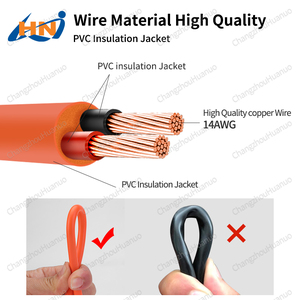 Kabel pengisi daya mobil 14AWG, 180W 12-24v DC 8mm kabel mobil dengan 2 adaptor Fuse pengisi daya listrik 12V adaptor mur Socketprise - Product Image 2